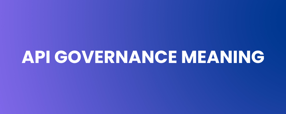 API Governance Meaning