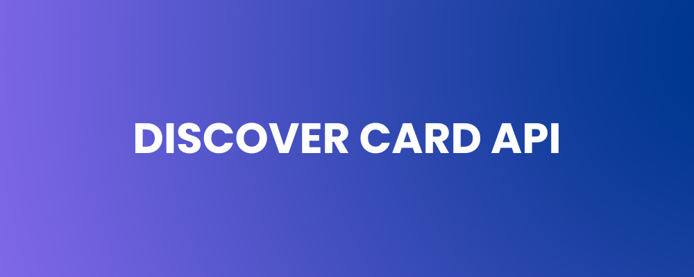Discover Card API