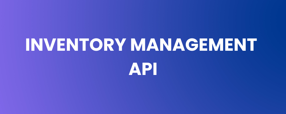 Inventory Management API