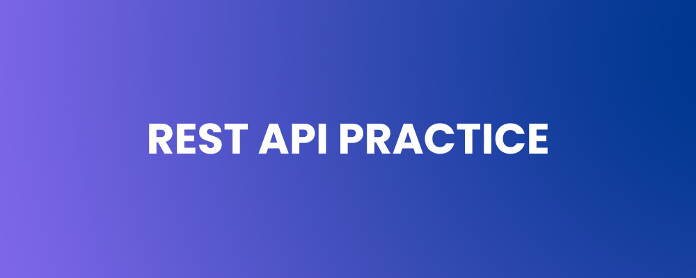 REST API Practice