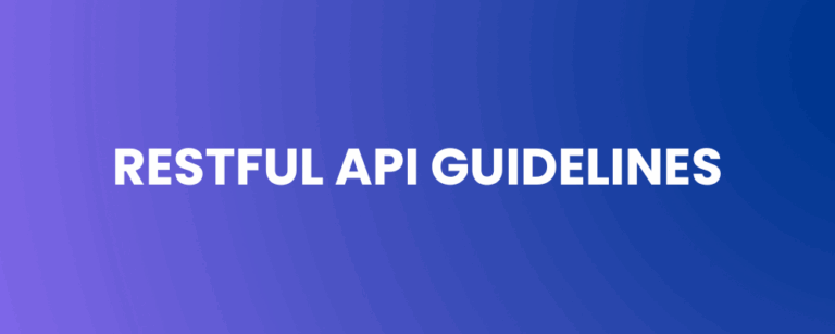 RESTful API Guidelines
