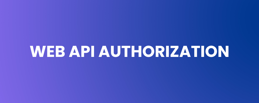 Web API Authorization