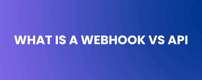 What is a Webhook vs API